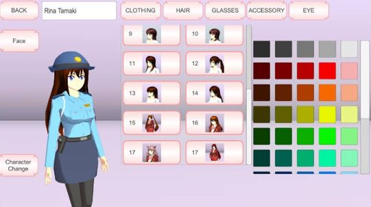 Menukar Penampilan Karakter Sakura School Simulator